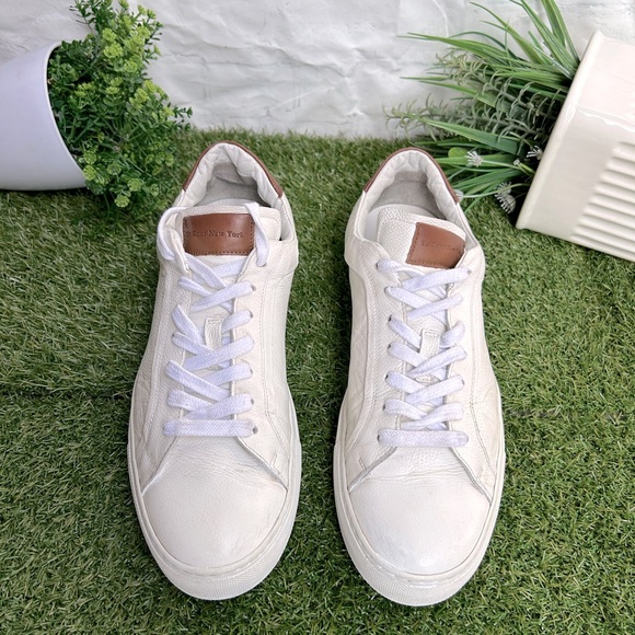 To boot New York Carlin Sneaker white Tan /Leather size 11.5 gently worn - Picture 14 of 16